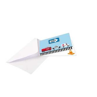 Party pozvánky Dopravní cesta 8 ks