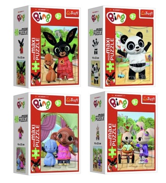 Minipuzzle mini Maxi 20 dílků Bingovi přátelé