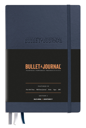 Zápisník Leuchtturm 1917 MODRÝ – Bullet Journal Edition2 Zápisník Leuchtturm 1917 MODRÝ – Bullet Journal Edition2