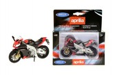 Motorka Welly Aprilia kov 12cm v krabičce
