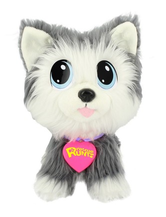 Rescue Runts plyšový pejsek Šmudlík Husky 18cm v krabici 23x22x15cm