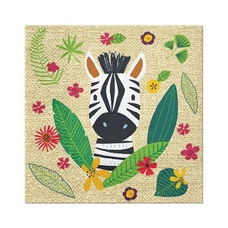 Serwetki Zebra 33x33cm 20szt