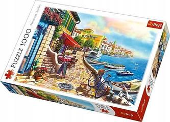 Puzzle: Prosluněné nábřeží 1000 dílků