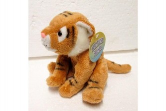 Tygr sedící plyš 15cm