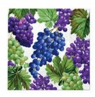 Serwetki Winogrona 33x33cm 20szt