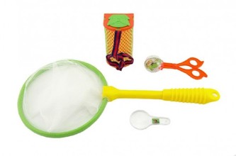 Sada síťka na hmyz s doplňky plast 40cm na kartě