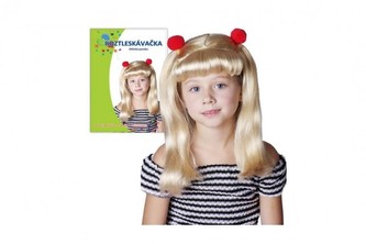Paruka blondýna roztleskávačka v sáčku karneval