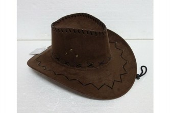 Klobouk kovbojský dospělý průměr 39cm karneval