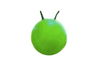 Míč skákací s úchyty 55cm v sáčku