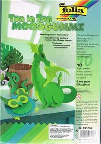 Arkusze Piankowe 20x29, 10 szt., mix zielony FO 2310-94