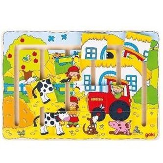 Przesuwanka wzór Na Wsi, gra manulana