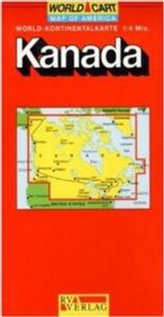 Kanada mapa - wersja niemiecka