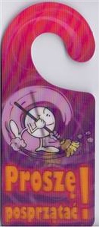 Zawieszka 3D Proszę posprzątać