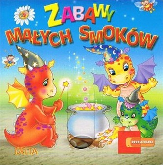 Zabawy małych smoków przesuwaki