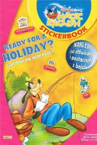 Disney Magic English.Stikerbook- Gotowi na wakacje?