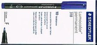 Foliopis Lumocolor F, wodoodporny, niebieski, S 318-3