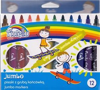 Pisaki Jumbo GRF678 12 kolorów