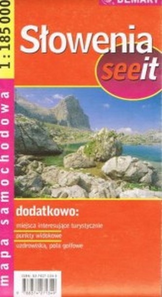 Słowenia mapa samochodowa 1:300 000