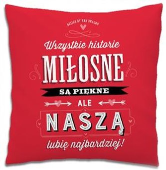Poduszka Love Historie