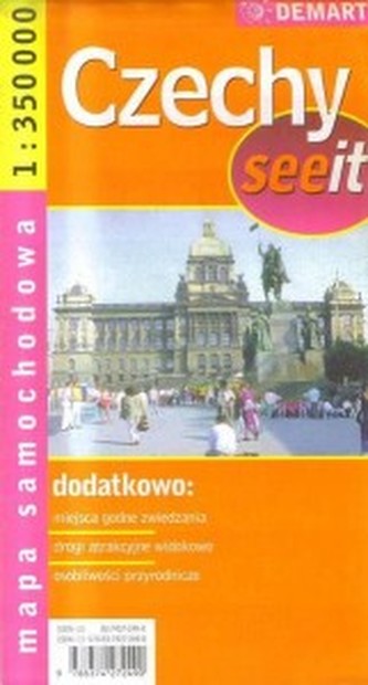 Czechy - mapa samochodowa