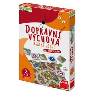 Dopravní výchova lišácké učení naučná hra v krabici 19x27,5x4cm 5+
