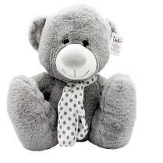 Kolekcja srebrna miś szary 25cm
