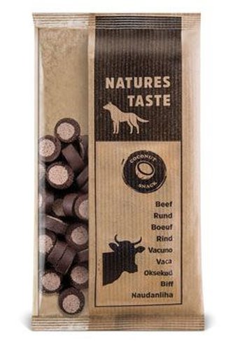 Pamlsek Natures Taste Coconut Snack(kokos,hovězí) 100g