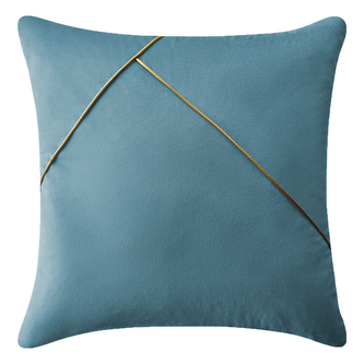 Polštář SIMPLICITY světle modrá 45x45 cm Mybesthome