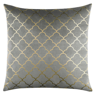 Polštář CASABLANCA světle šedá 45x45 cm Mybesthome