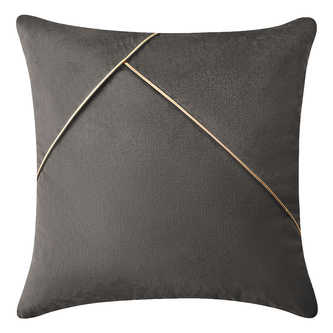 Polštář SIMPLICITY tmavě šedá 45x45 cm Mybesthome