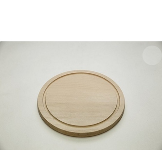 Deska kuch kulatá s drážkou 20x1,5cm malá