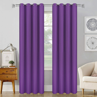 Dekorační závěs ERIC tmavě fialová 145x250 cm (cena za 1 kus) MyBestHome