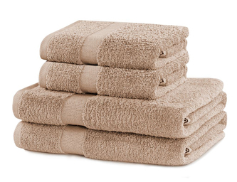 Set 100% bavlna CECIL 2x ručník 50x100 cm a 2x osuška 70x140 cm, béžová, 525 gr, Mybesthome