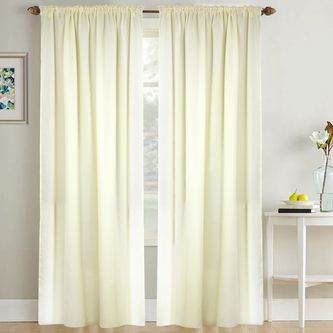 Dekorační závěs s řasící páskou LIVIA smetanová 145x250 cm (cena za 1 kus) MyBestHome