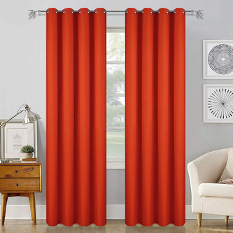 Dekorační závěs ERIC červená 145x250 cm (cena za 1 kus) MyBestHome