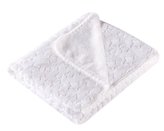 Dětská deka s hvězdičkami SURI bílá 80x90 cm Mybesthome