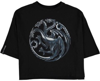 Tričko dámské Crop top GOT - House of the Dragon M