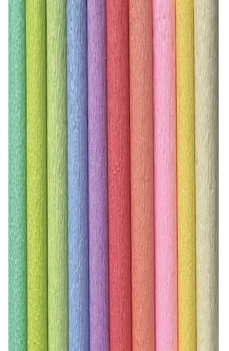 Bibuła marszczona Pastel Mini mix (10szt)