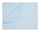 Dětská deka MAIA modrá MINKY 80x90 cm Mybesthome