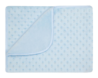 Dětská deka MAIA modrá MINKY 80x90 cm Mybesthome Dětská deka MAIA modrá MINKY 80x90 cm Mybesthome