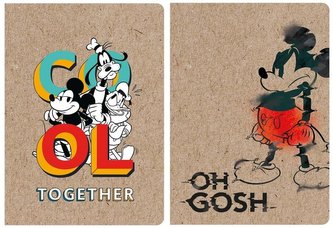 Zeszyt A5/60K linia Kraft Liner Mickey (5szt)