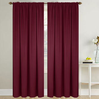 Dekorační závěs s řasící páskou LIVIA vínová 145x250 cm (cena za 1 kus) MyBestHome