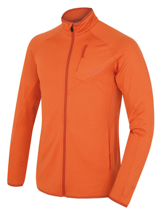 Pánská mikina na zip Tarp zip M cihlová - XXL