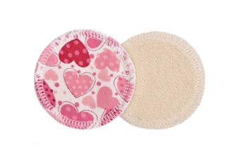 T-TOMI Odličovací tampony, sada peeling týden COLOUR + prací sáček