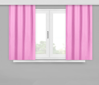 Dekorační krátký závěs K-34 růžová 160x170 cm MyBestHome