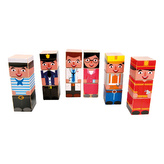 Skládací kostičky Profese