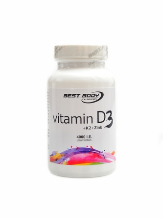 Best Body nutrition - Vitamin D3 + K2 + zinc 80 tablet