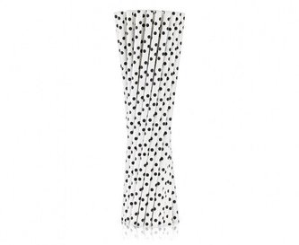 Rurki papierowe czarne groszki 6x197mm 250sz