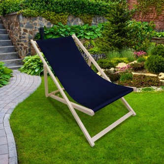Zahradní skládací lehátko MATTI granátová 58x120 cm Mybesthome
