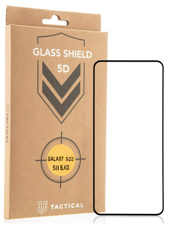 Tactical Glass 5D Samsung Galaxy S22, Black